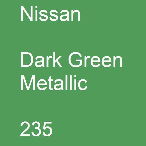 Nissan, Dark Green Metallic, 235.